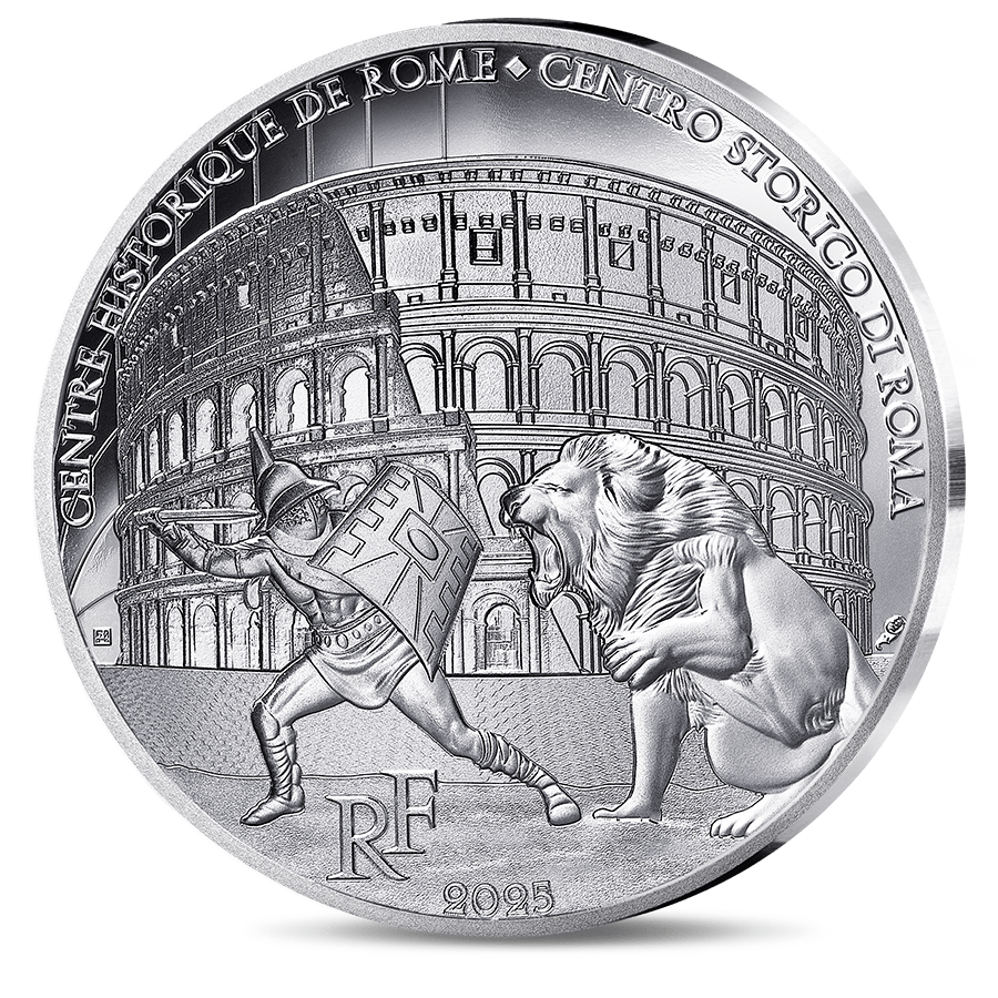 22.2 gram Silver Coin - Unesco Colosseum Proof 2025 — photo 1