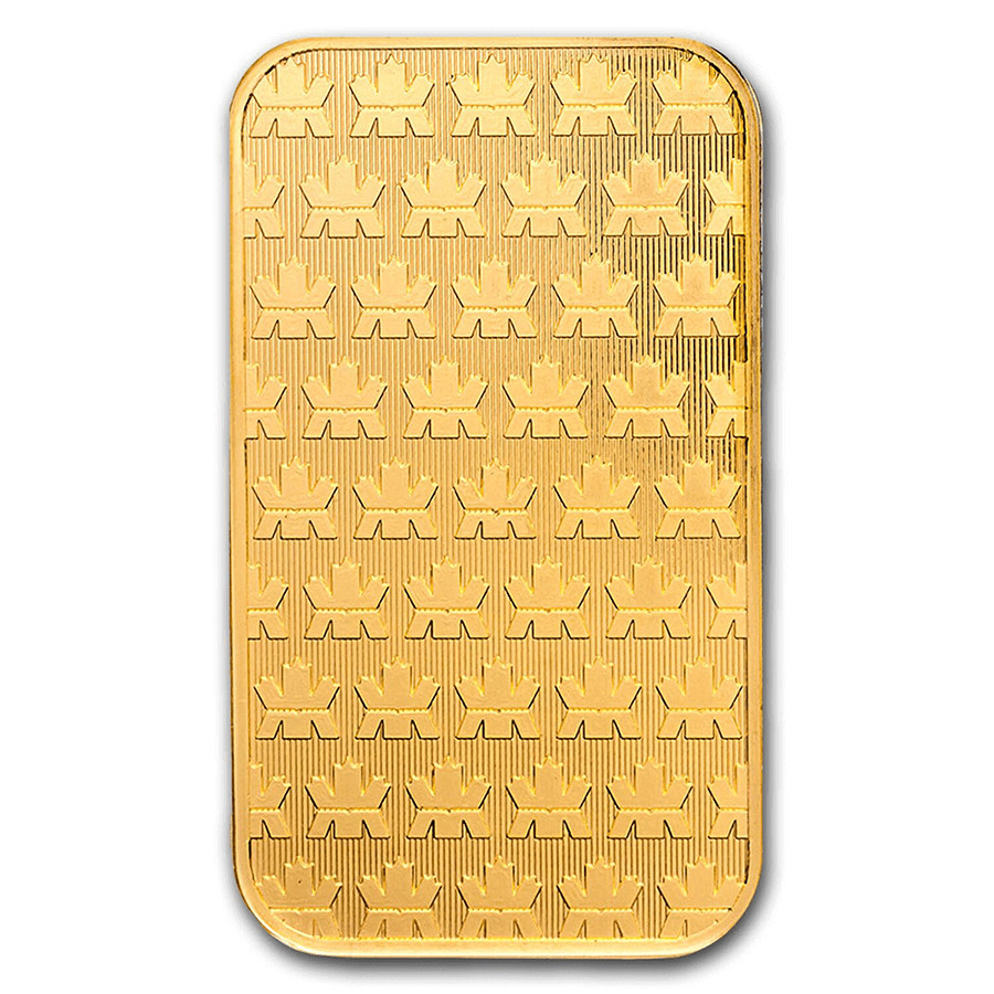 1 ounce Gold Bar - Royal Canadian Mint thumbnail 2