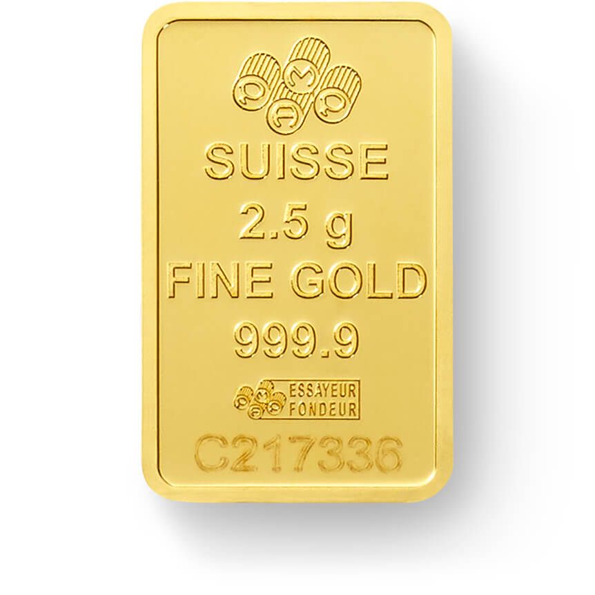 2.5 gram Gold Bar - PAMP Suisse Lady Fortuna thumbnail 4