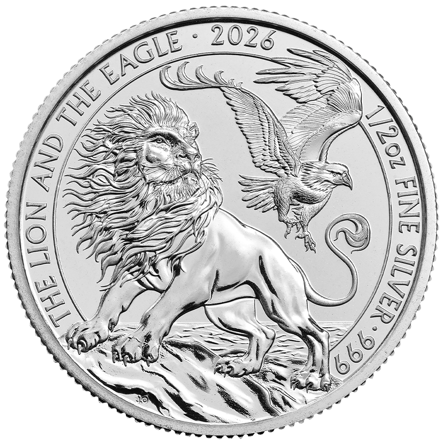 1/2 ounce Silver Coin - The Lion and the Eagle 2026 — photo 1