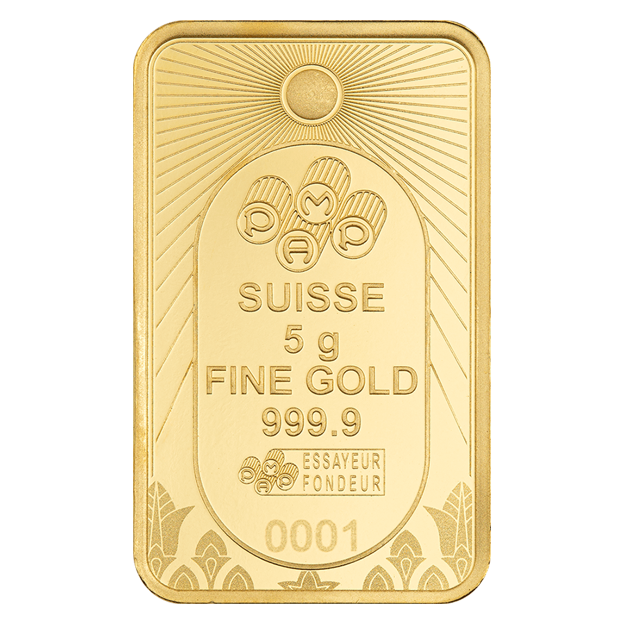 5 gram Gold Bar - Lucky Scarab thumbnail 4
