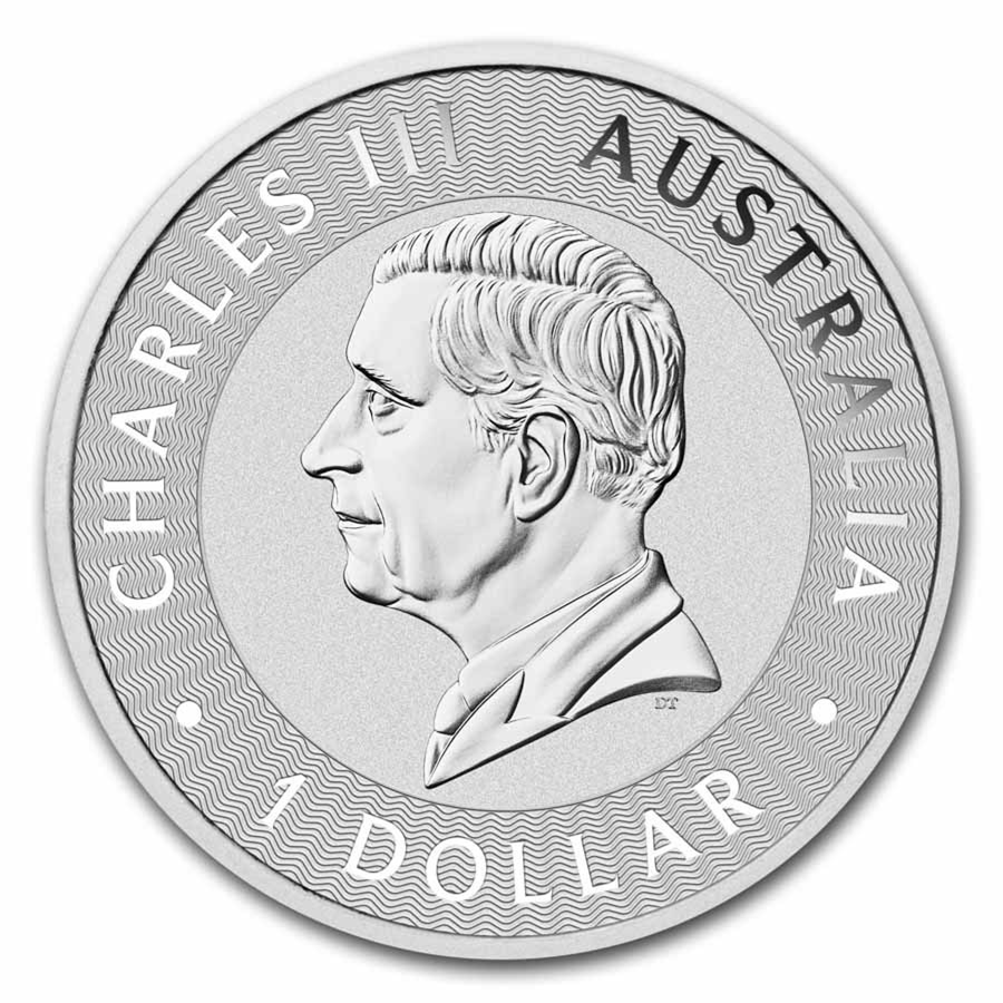 1 ounce Silver Coin - Perth Mint Kangaroo 2024 thumbnail 2