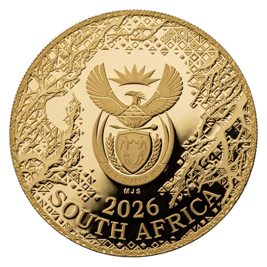 1 ounce Gold Coin - Odyssey of the Sky Martial Eagle Proof 2026 thumbnail 2