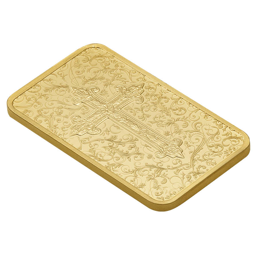 5 gram Gold Bar - Christian Cross thumbnail 7