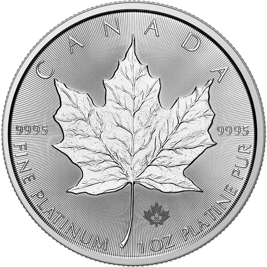 1 ounce Platinum Coin - Maple Leaf 2025 — photo 1