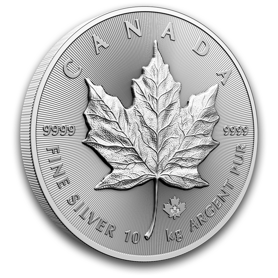 10 Kilo Silver Coin - Big Maple Leaf 2025 thumbnail 4