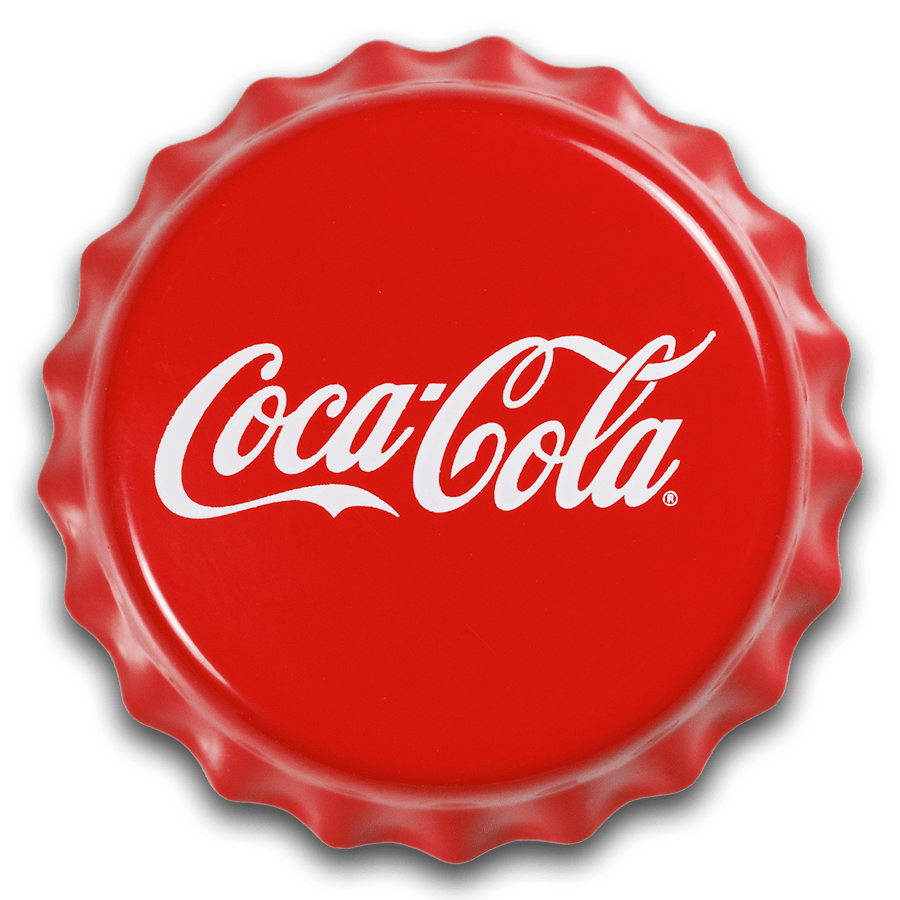 6 gram Silver Bottle Cap - 3D Coca-Cola® thumbnail 3