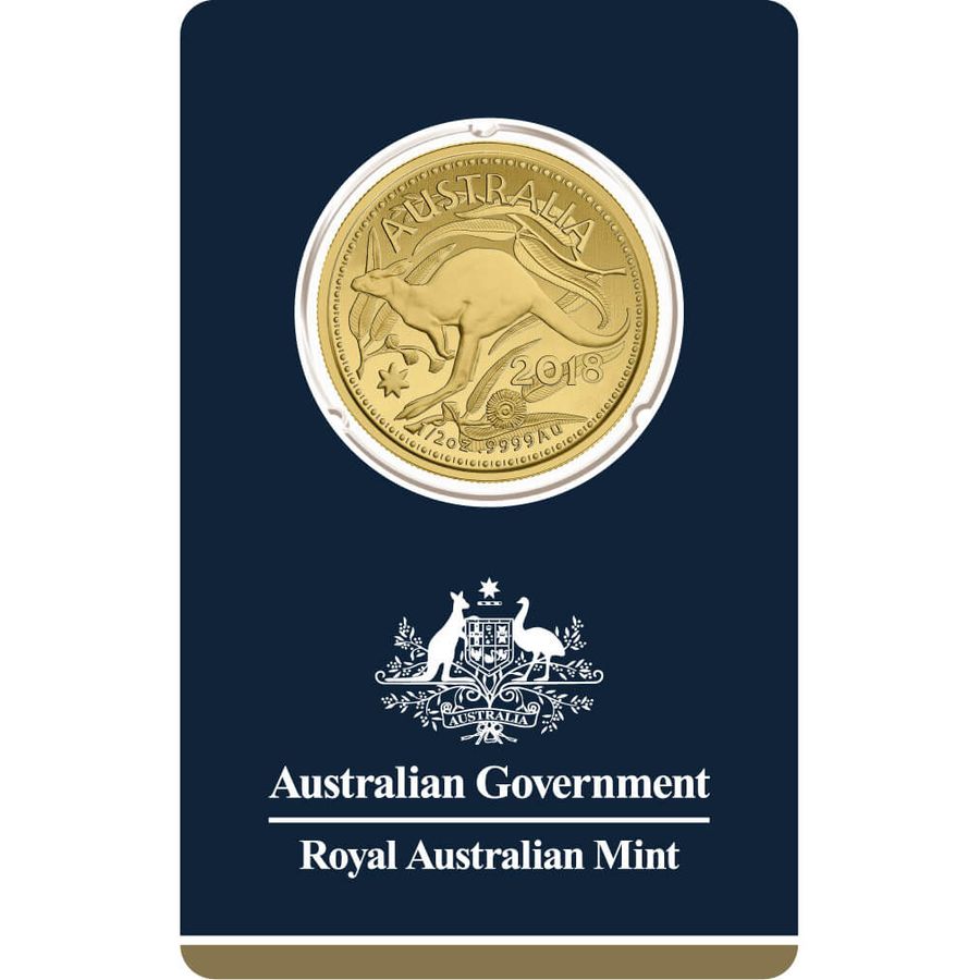 1/2 ounce Gold Coin - Kangaroo - Mixed Years thumbnail 3