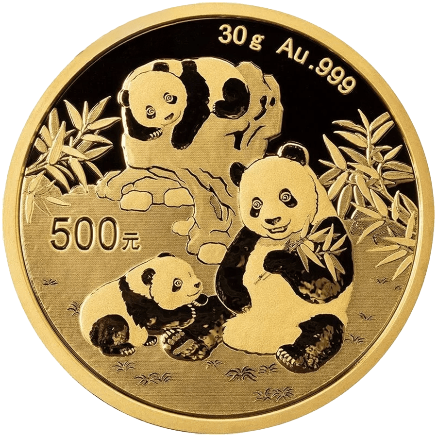 30 gram Gold Coin - Panda Mixed Years — photo 1
