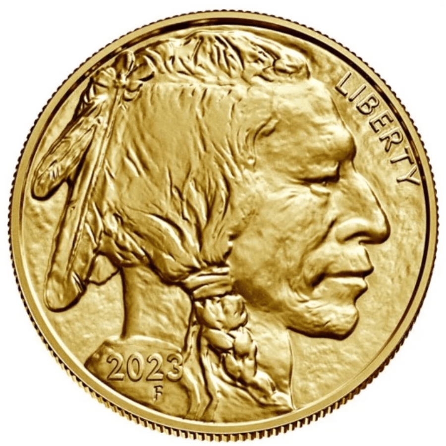 1 ounce Gold Coin -  Buffalo 2023 thumbnail 2
