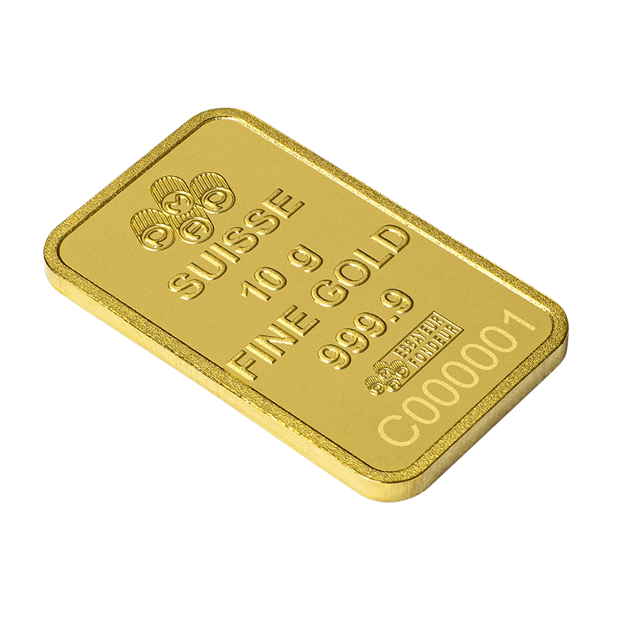 10 gram Gold Bar  - PAMP Suisse Lady Fortuna (with Frame) thumbnail 10