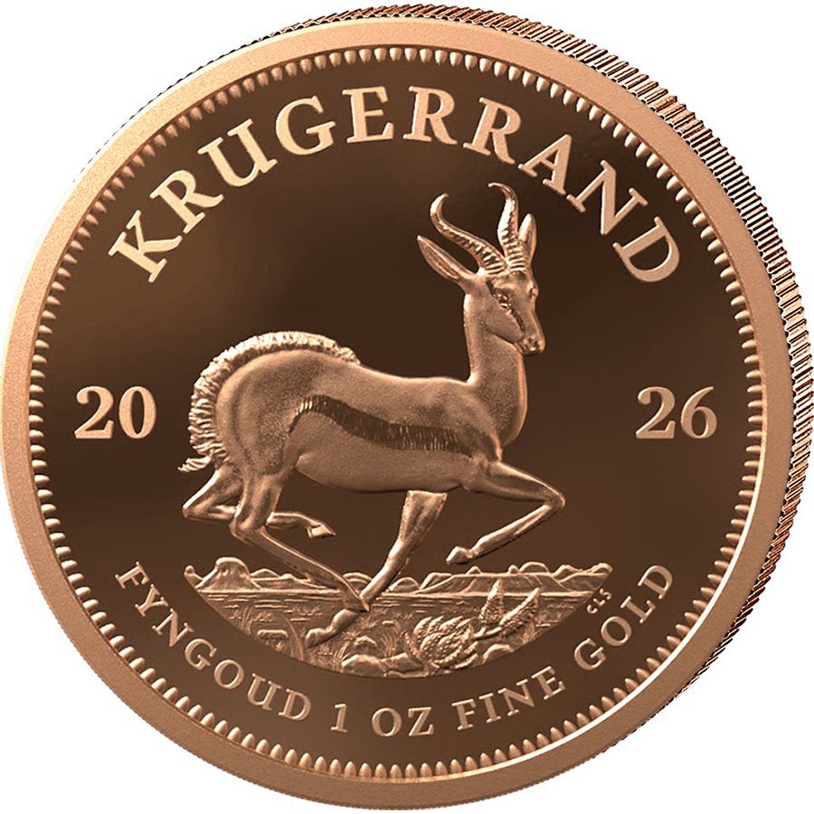 6 Coin Gold Set - Krugerrand Proof 2026 thumbnail 2
