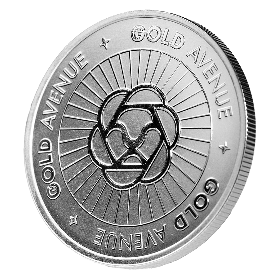 1 ounce Silver Round - GOLD AVENUE  thumbnail 3