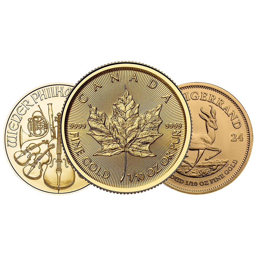 1/10 ounce Gold Coin - Random Mint — photo 1