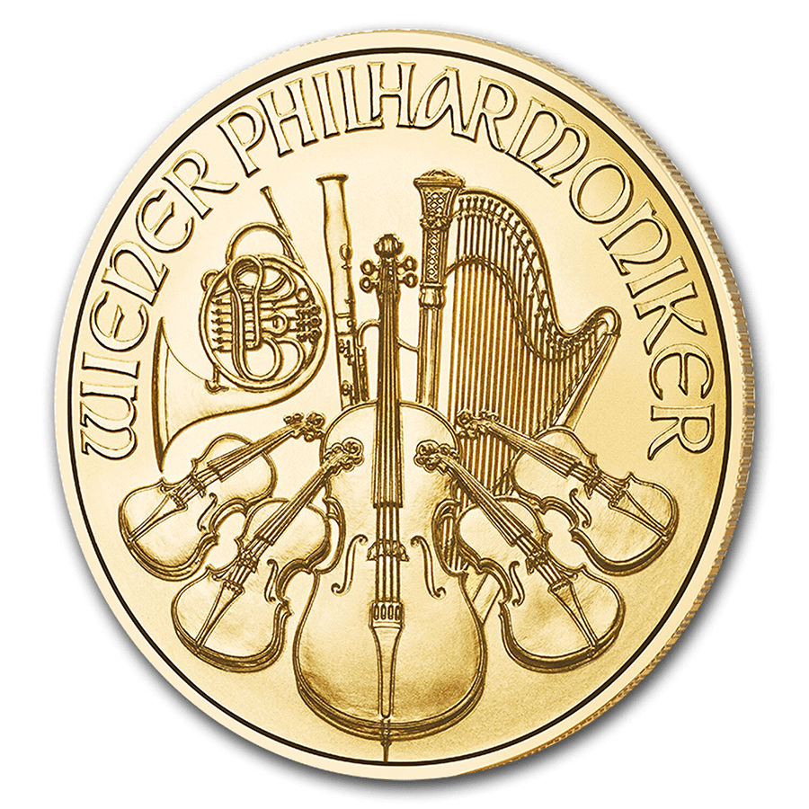 1/25 ounce Gold Coin - Philharmonic 2024 thumbnail 3