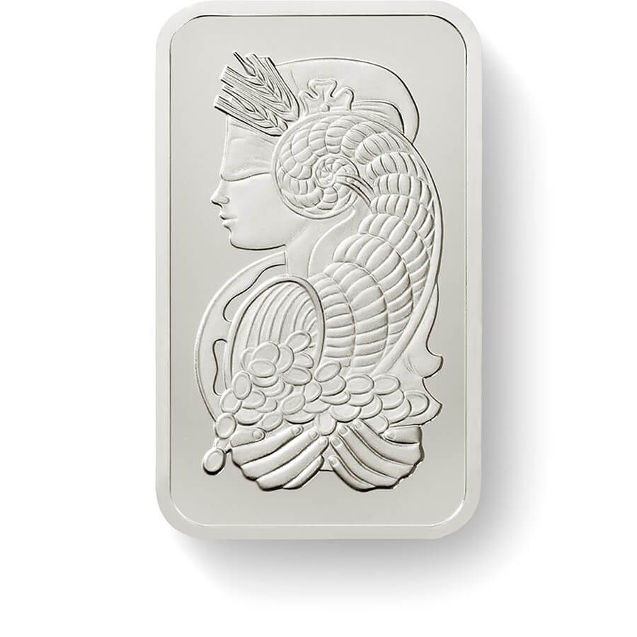 1 ounce Platinum Bar - PAMP Suisse Lady Fortuna thumbnail 3