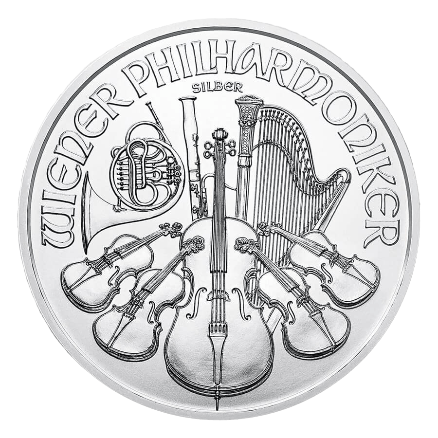 1 oz Silver Coin - Philharmonic BU 2018 — photo 1