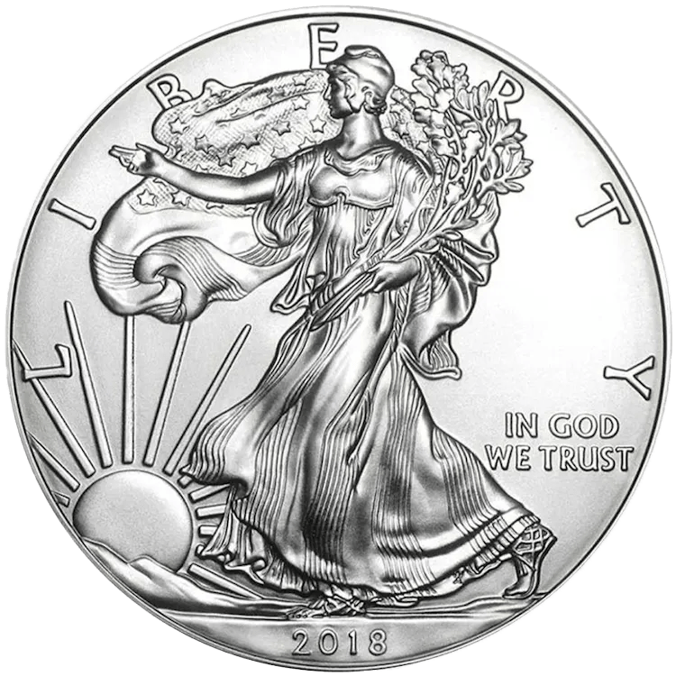 1 ounce Silver Coin - American Eagle 2018 — photo 1