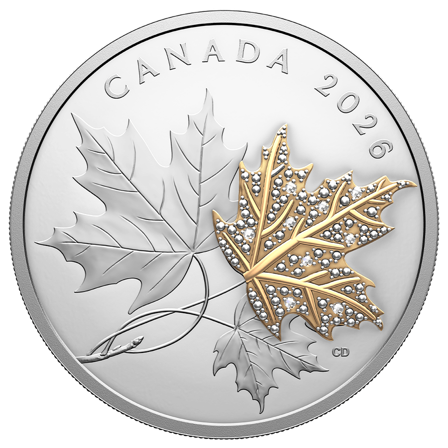 2 ounce Silver Coin - Precious Maple Leaf — photo 1