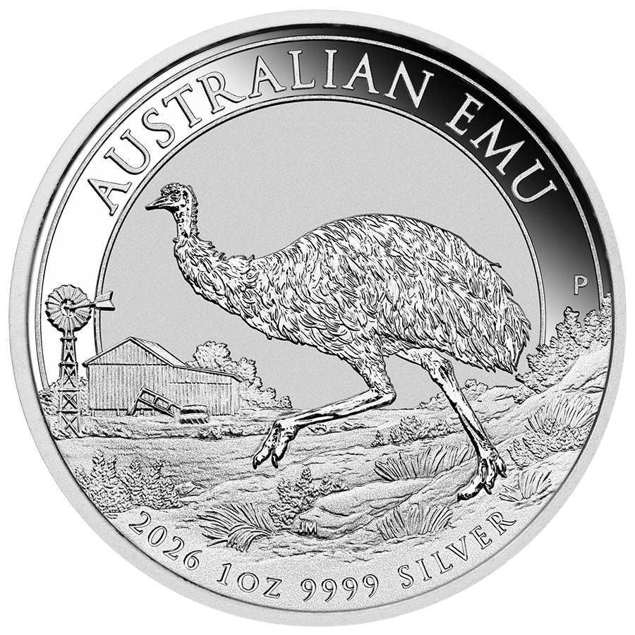 1 ounce Silver Coin - Perth Mint Emu 2026 - 1