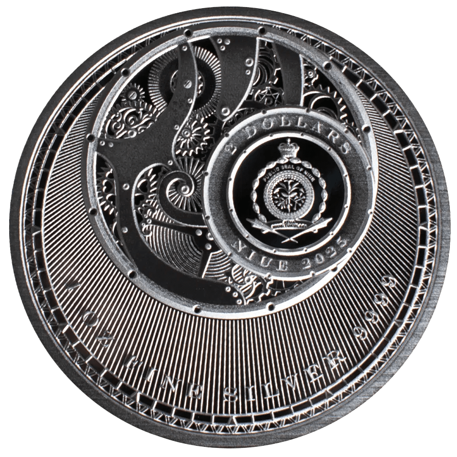 1 ounce Silver Coin - Chronos 2025 thumbnail 2