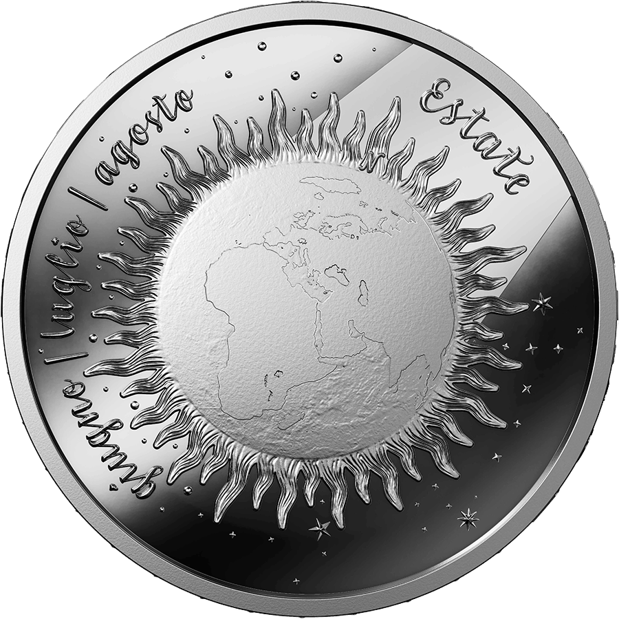 20 gram Silver Coin - 4 Seasons - Summer thumbnail 2