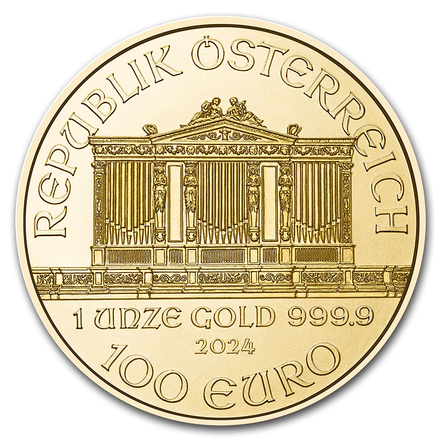 1 ounce Gold Coin - Philharmonic 2024 thumbnail 2