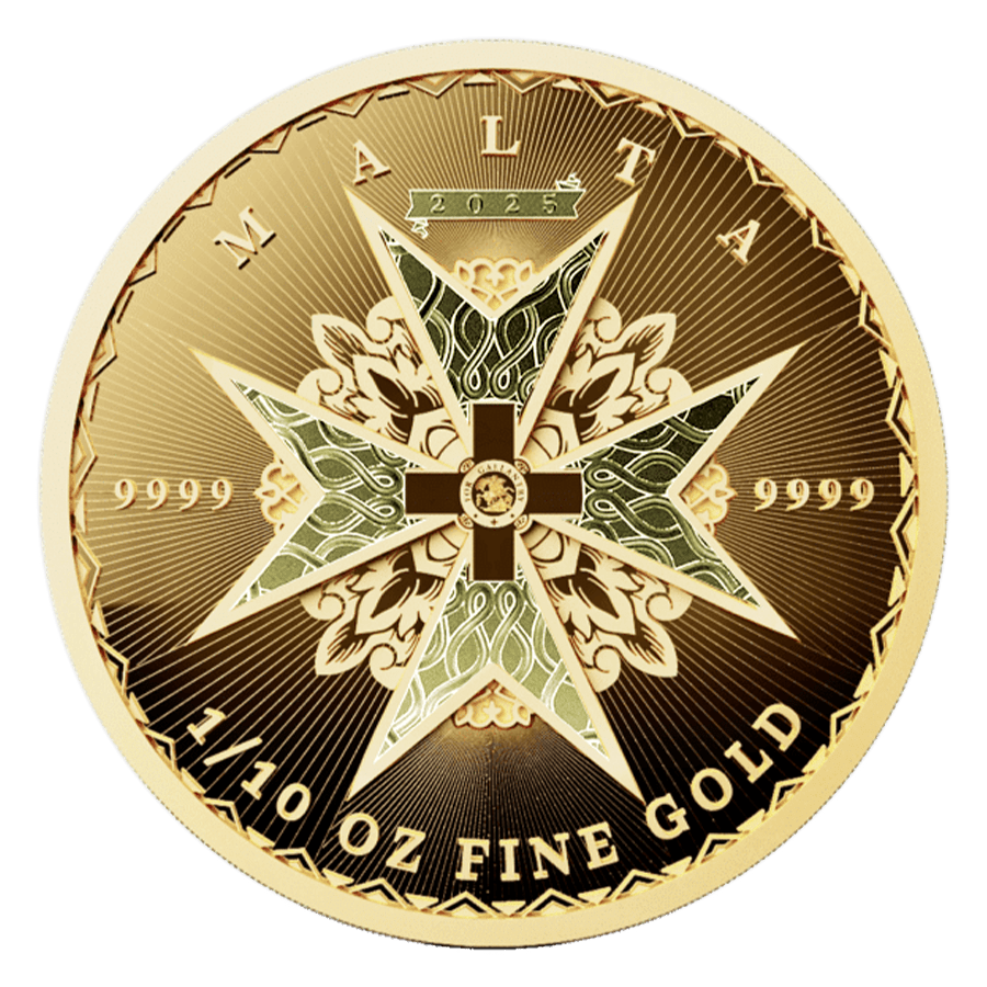 1/10 ounce Gold Coin  - Maltese Cross 2025 — photo 1