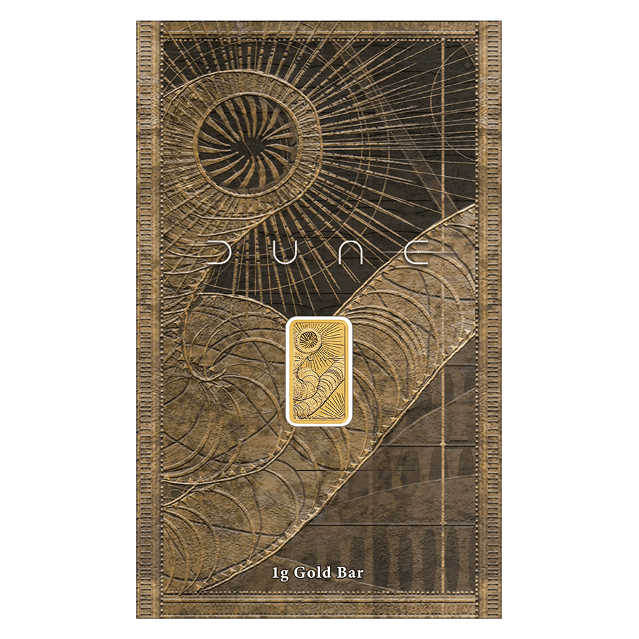 1 gram Gold Bar - Perth Mint - Dune - 1