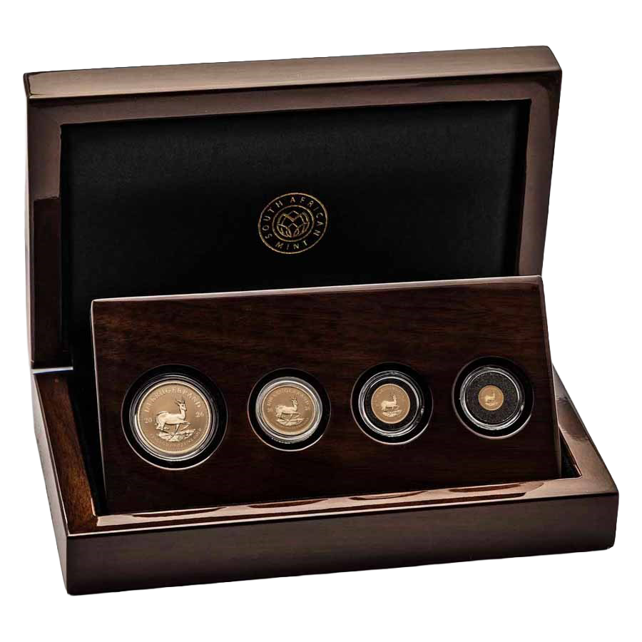  4 Coin Gold Set - Krugerrand Fractional Reverse 2026 - 1
