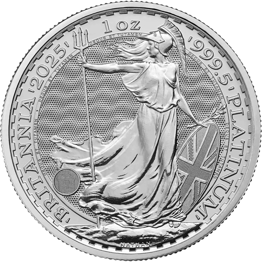 1 ounce Platinum Coin - Britannia 2025 — photo 1