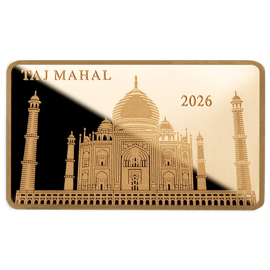 1/200 oz Gold Bar - Landmarks of the World - Taj Mahal — photo 1