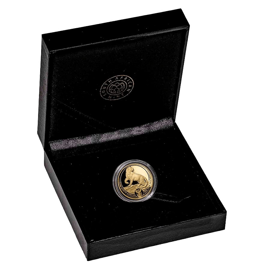 1/4 ounce Gold Coin - South Africa Big Five Leopard Proof 2026 thumbnail 3