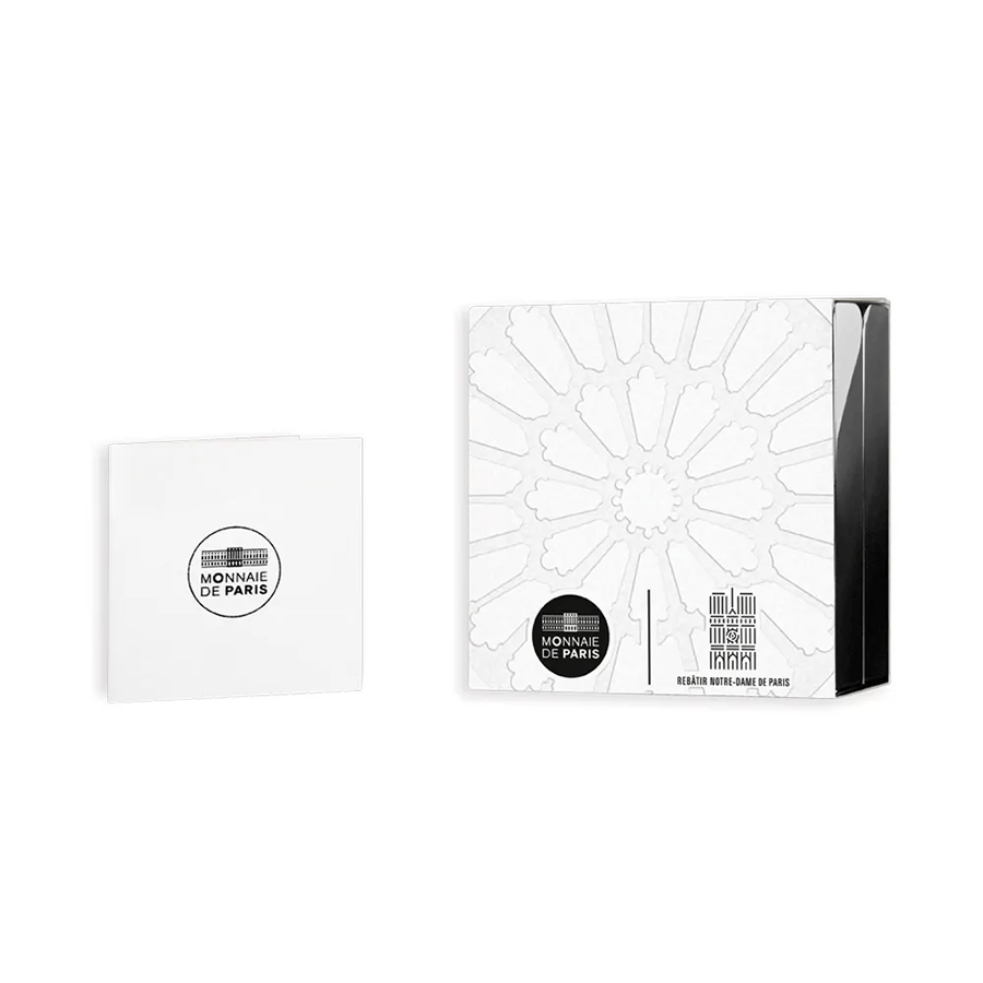 1/10 ounce Gold Coin - Notre Dame De Paris 2024 thumbnail 3