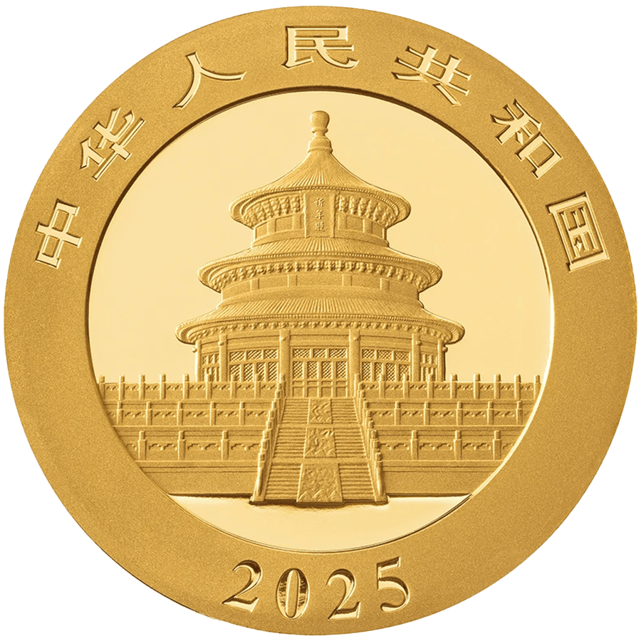 30 gram Gold Coin - Panda 2025 thumbnail 2