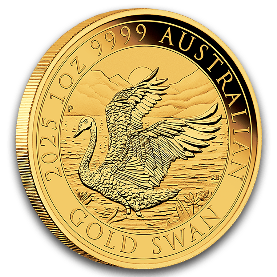 1 ounce Gold Coin -  MS-70 PCGS - Australian Swan 2025 thumbnail 4
