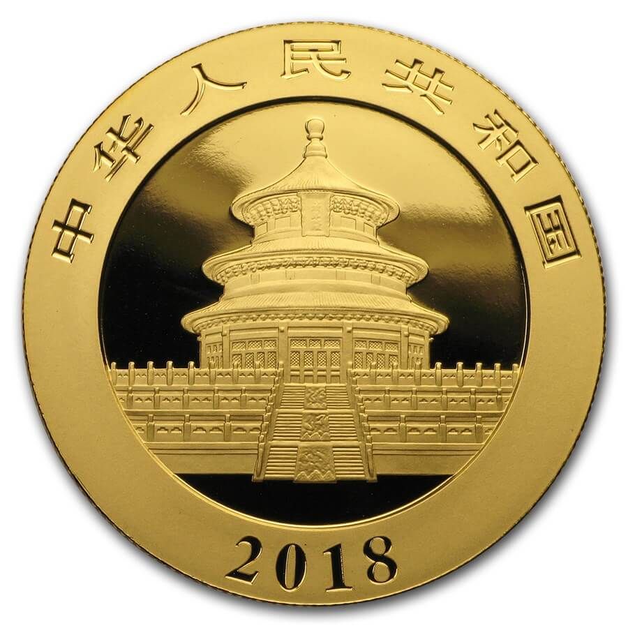 30 gram Gold Coin - Panda BU 2018 thumbnail 2
