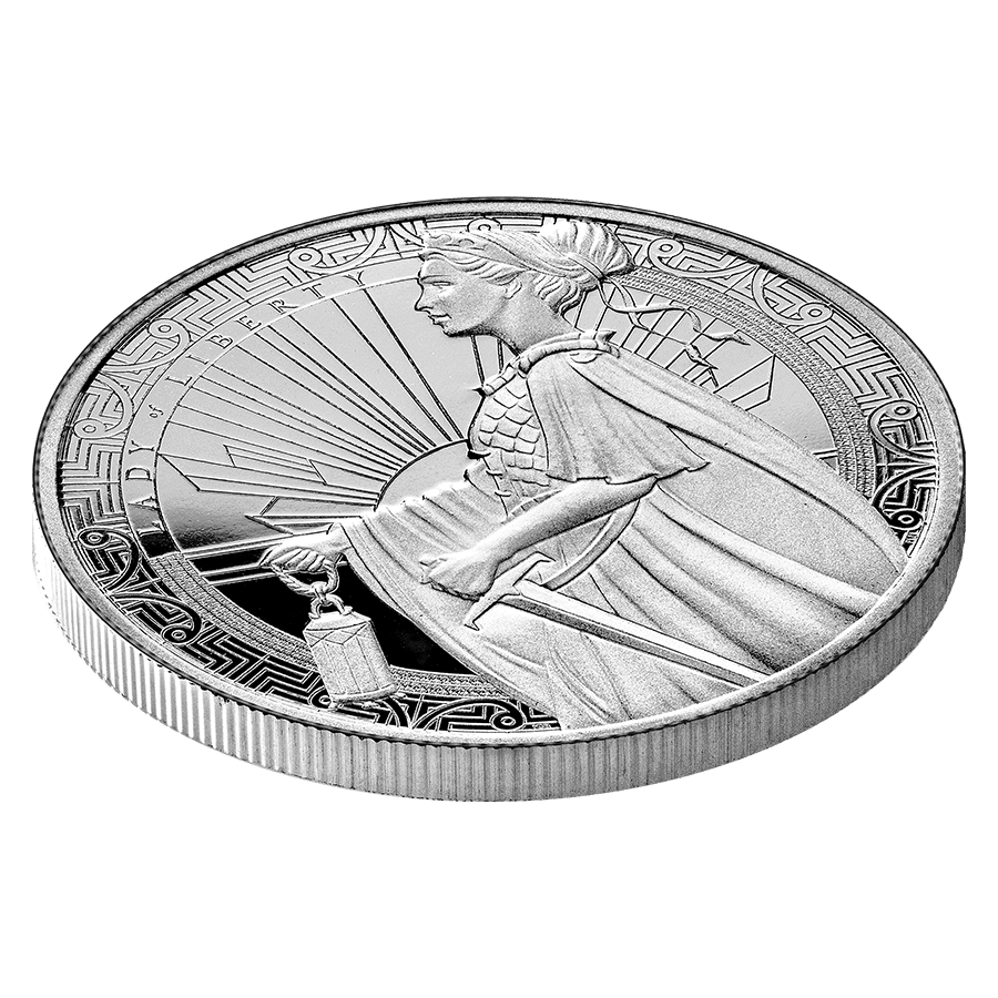1 ounce Silver Round - Lady of Liberty thumbnail 3