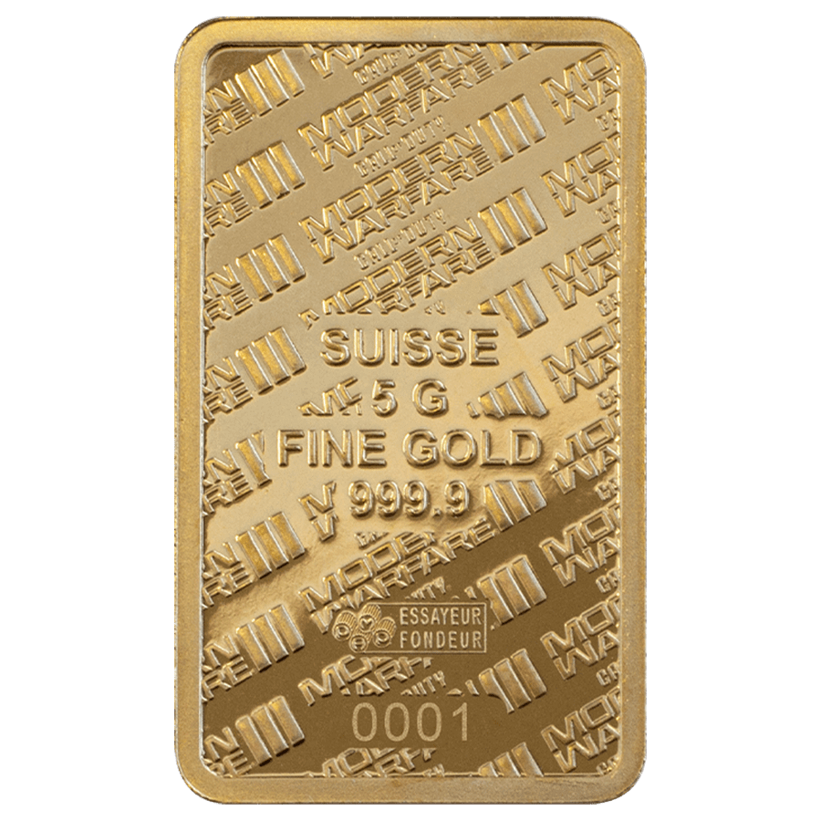 5 gram Gold Bar - Call of Duty (with frame) thumbnail 6