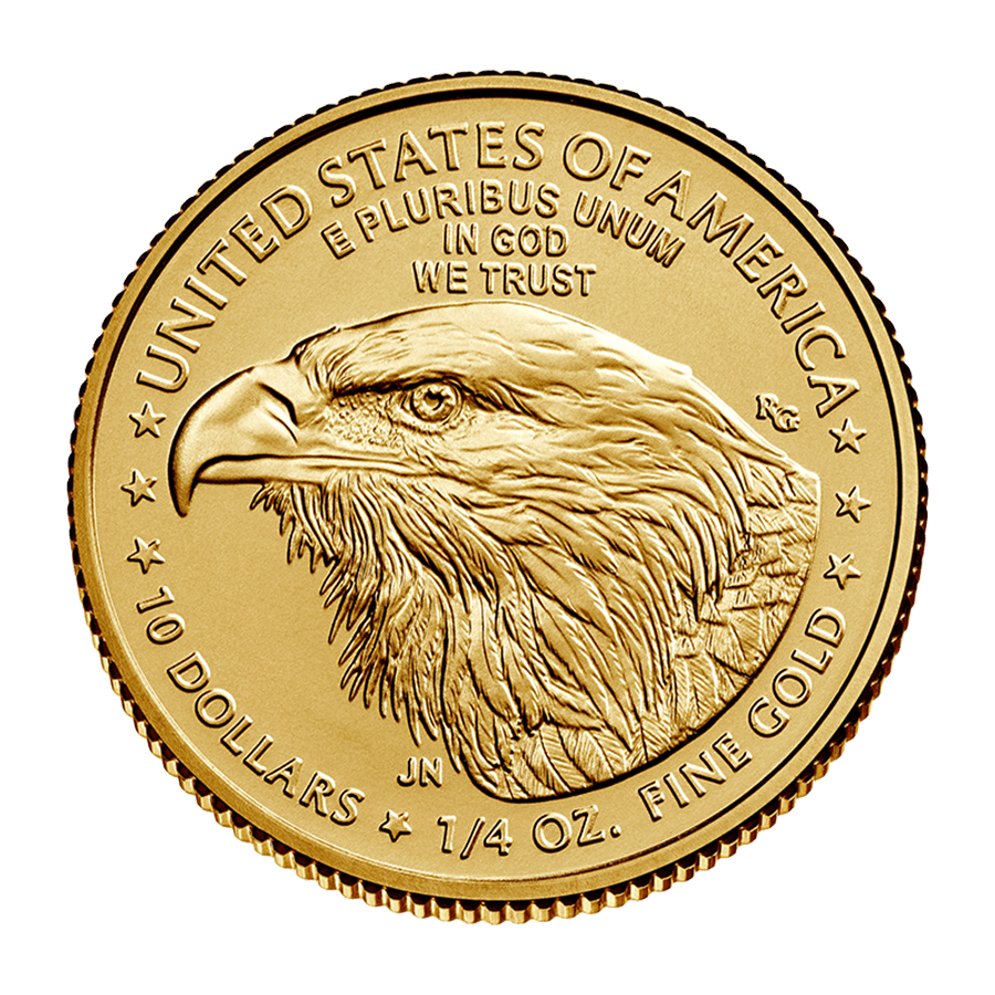 1/4 ounce Gold Coin - American Eagle - Mixed Years thumbnail 2