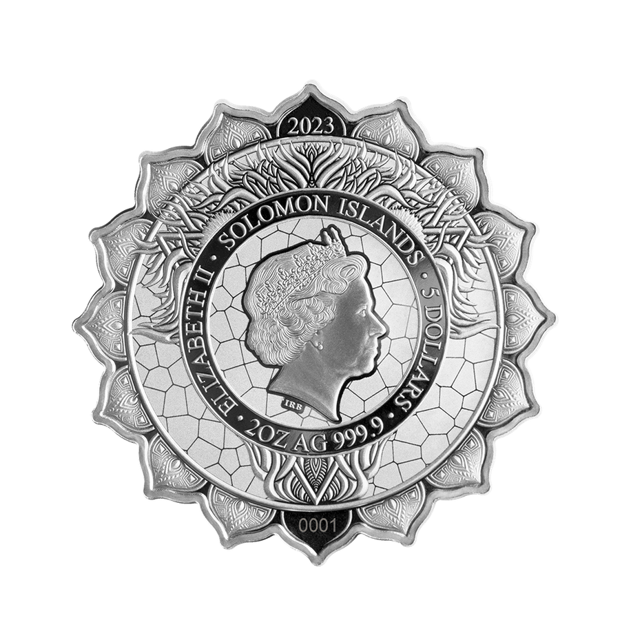 2 ounce Silver Coin – Lion of the 5th Chakra thumbnail 3