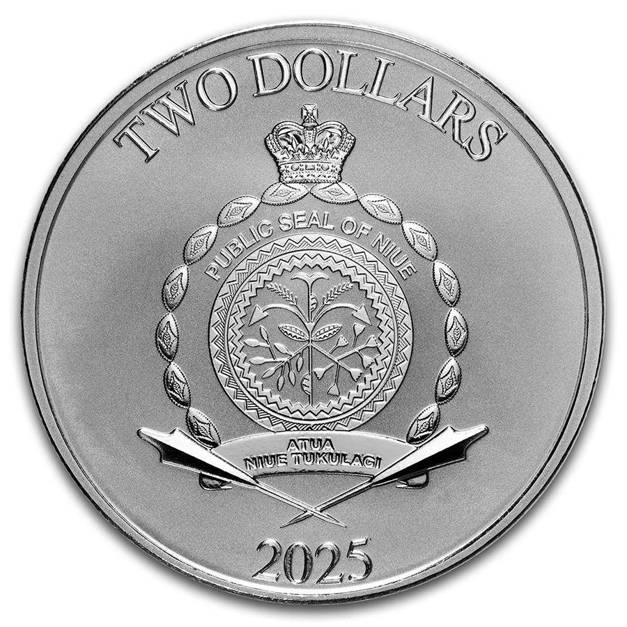 1 ounce Silver Coin - Disney Mickey and Friends 2025 thumbnail 2