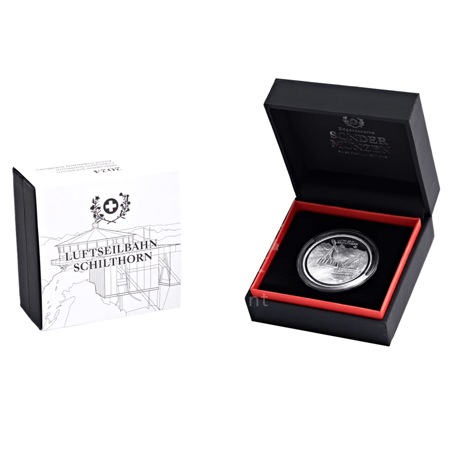 20 gram Silver Coin - Switzerland Schilthorn Proof 2024 thumbnail 3