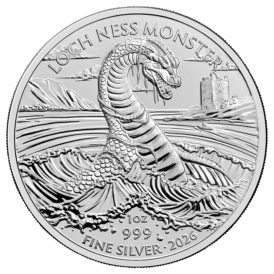 1 ounce Silver Coin - Legend of the Loch Ness — photo 1