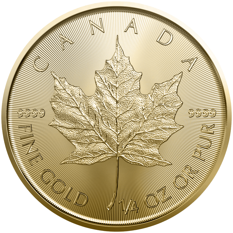 1/4 ounce Gold Coin - Maple Leaf 2023 — photo 1