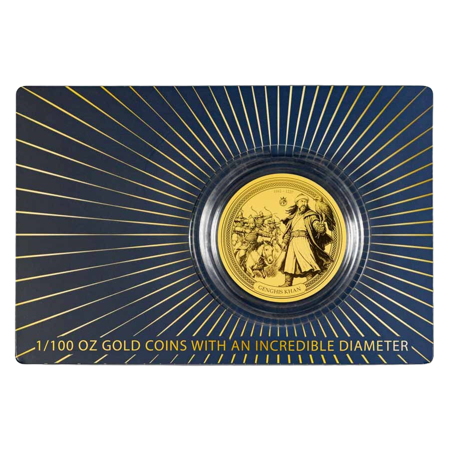 1/100 oz Gold Coin - Emperors of the World - Genghis Khan 2026 — photo 1