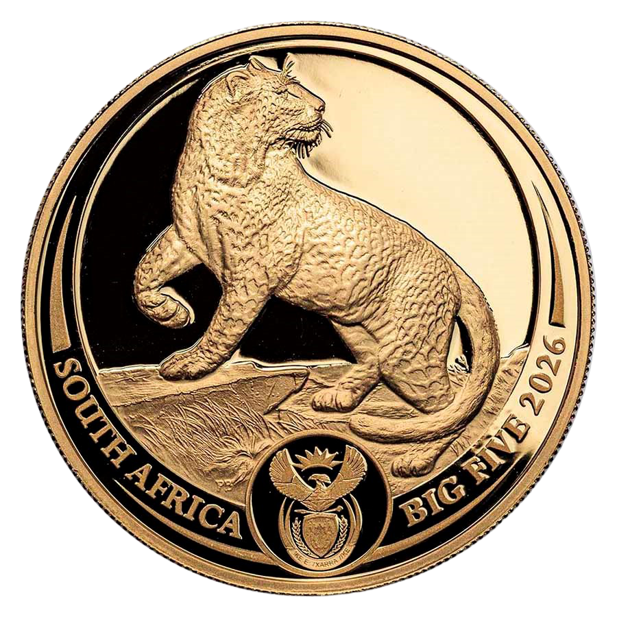 2 Coin Gold Set - Big Five Leopard Proof 2026 thumbnail 2