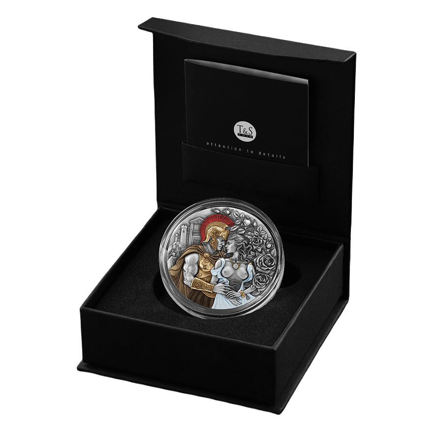 2 ounce Silver Coin - Ares & Aphrodite thumbnail 3