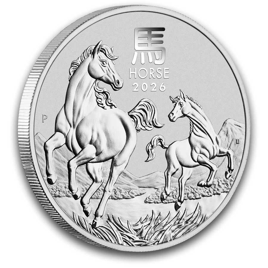 5 ounce Silver Coin - Australian Lunar Horse 2026 (Series III) thumbnail 3