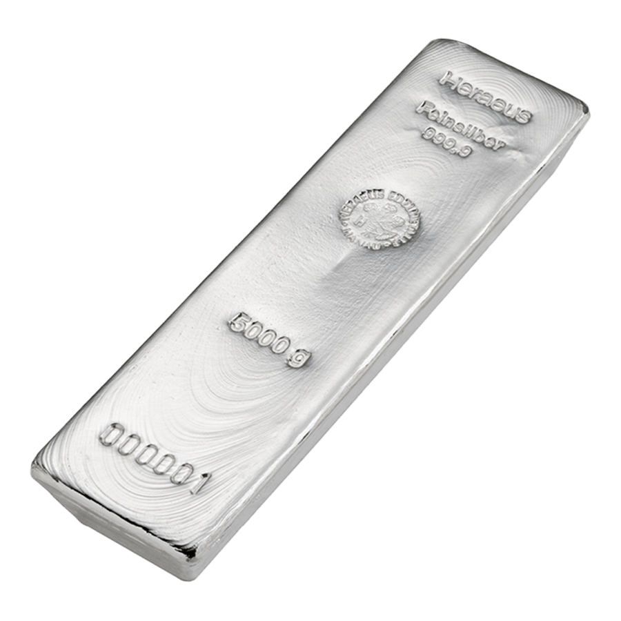 5 kg Silver Bar - Heraeus thumbnail 2